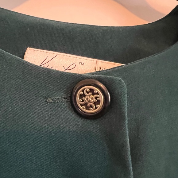 Vintage Green jacket. Size 10. Kathy Lee Collection - Picture 5 of 7